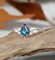 Kite cut Alexandrite engagement ring, vintage white gold ring, Marquise cut moissanite cubic zirconia wedding ring, promise bridal ring product 2